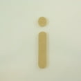 thumbnail image 1 of Package of 1, 8 Inch X 1/2" Thickness MDF Letter i in The Gotham Rounded Font, Thick, Lower Case for Art & Craft Project, Made in USA, 1 of 4
