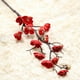 thumbnail image 1 of 1 PCS Artificial Flowers Silk plum blossom Fake Flowers, Bridal Wedding Bouquet for Home Garden Party Floral Decor, 1 of 9