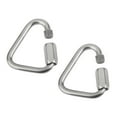 thumbnail image 1 of 2 Pieces / Set 12KN Triangle Shape Quick Link, Stainless Steel Screw Lock, 1 of 8