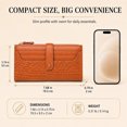 thumbnail image 3 of Beltzy Wallet for Women Leather Large Capacity Card Holder Ladies Phone Clutch Travel Long Purse, 3 of 8