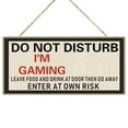 thumbnail image 2 of Cqxid Hangs Under $5 Sign Man Gamer Gift Birthday Bedroom Door With Rope, 2 of 7
