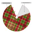 thumbnail image 4 of Faldas para árbol de Navidad a cuadros de 48 pulgadas, gruesas, para decoración navideña de invierno, para decoración rústica de Navidad, 4 of 8