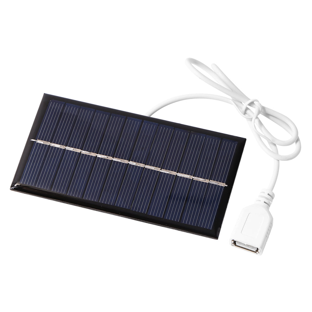 1.5W 12V Solar Panel Cell Polysilicon Flexible DIY Power Battery Charger w/ Clip 