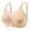 Beige, variant on Bras for Women,Casual Breathable Knit Ribbed Top Bra No Steel Ring Gathering Adjusting Style Bra for Daily Comfort,Sports Bras for Women,,48