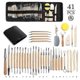 thumbnail image 1 of 41 Pcs Clay Sculpting Chisel Modeling Pottery Tools For Pottery Pottery Diy Artist With Storage Bag, 1 of 4