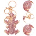 thumbnail image 1 of unbranded 2Ud Llavero De Rana Con Rinestones Para Y Cartera Rosa De Aleación, 1 of 8