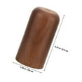 thumbnail image 2 of OULII Wood Base Lamp Cup Lighting Simple Design 1Pack 3.7X1.3X1.3In Home Decoration, 2 of 5