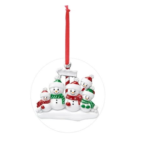 

KEUSN Art Personalized Snowman Christmas Pendant Christmas Holiday Decor