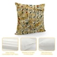 thumbnail image 4 of Orinice Egyptian Symbols Graphic Decorative Pillow Cover for Home Couch Living Room Bed Sofa 18x18in, 4 of 5