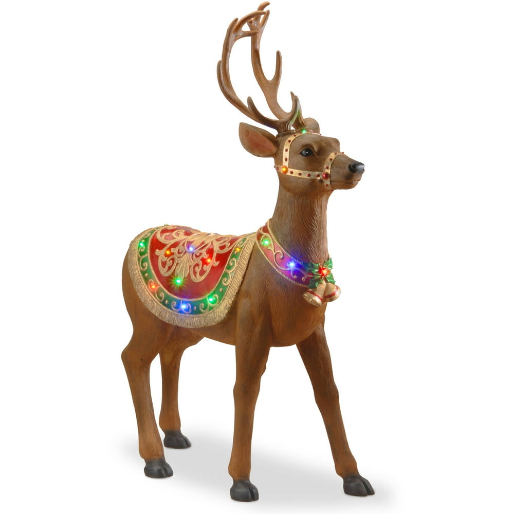 49" Prelit Standing Reindeer