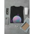thumbnail image 3 of Retro Moon T-Shirt Men -Image by Shutterstock, Male Medium, 3 of 4