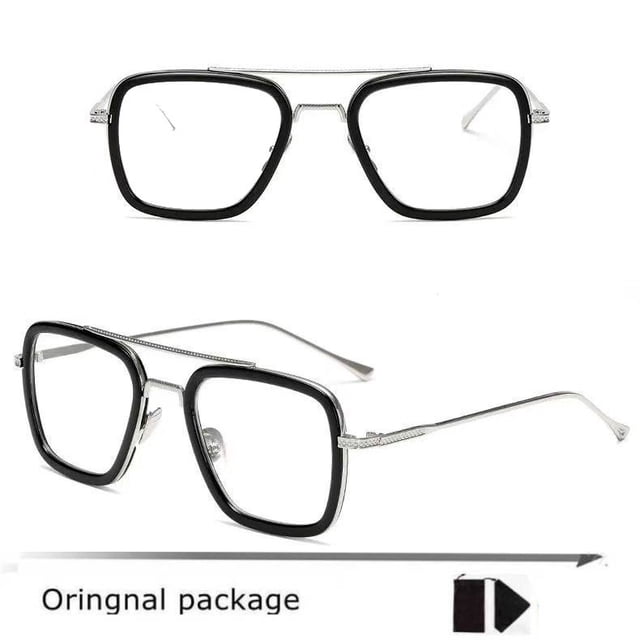 lentes fotocromáticos anti-azul luz 2 en 1 hombres y mujeres de negocios al aire libre gafas de protección de radiación marco de hierro reemplazable