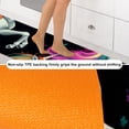thumbnail image 4 of Rainbow Unicorns Rectangular Kitchen Mat Runner Rugs, 15.7"x59", Washable, Absorbent - Kitchen Rugs Rubber Mats, 4 of 6