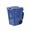 Blue, variant on Trash Can Shaped Ceramic Mug with Lid Funny Recycling Bin Coffee Cup Gift for Office Coworker Desk