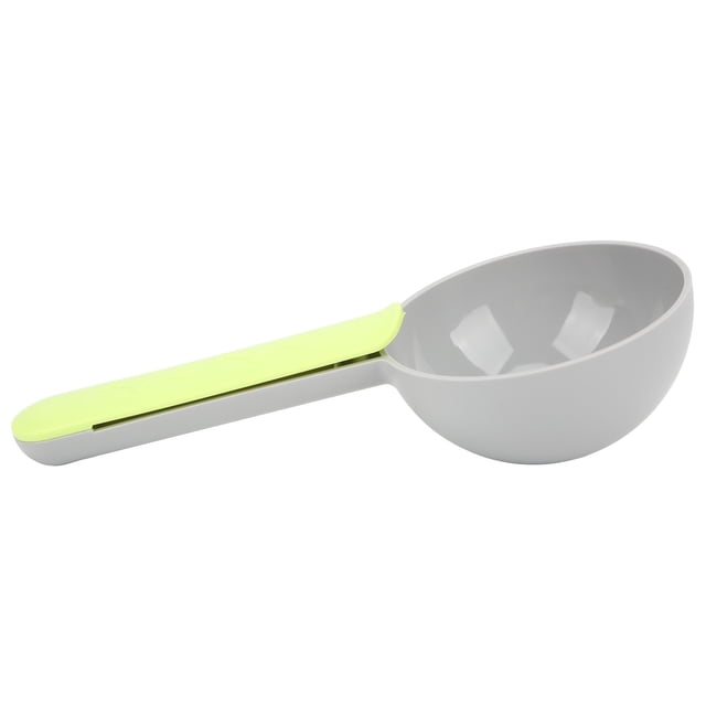 Pet Food Shovel Dog Food Spoon Multifunction Pet Food Shovel With Sealing Clamp For Pets Cats DogsGreen Grey ANGGREK JB2110