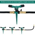 thumbnail image 2 of LNGOOR Rotating Impulse Sprinkler Garden Lawn Grass Watering System Water Hose Spray, 2 of 4