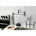 thumbnail image 2 of Kingston Brass KS3701TAL Tudor Deck Mount Pot Filler Faucet, Polished Chrome, 2 of 8