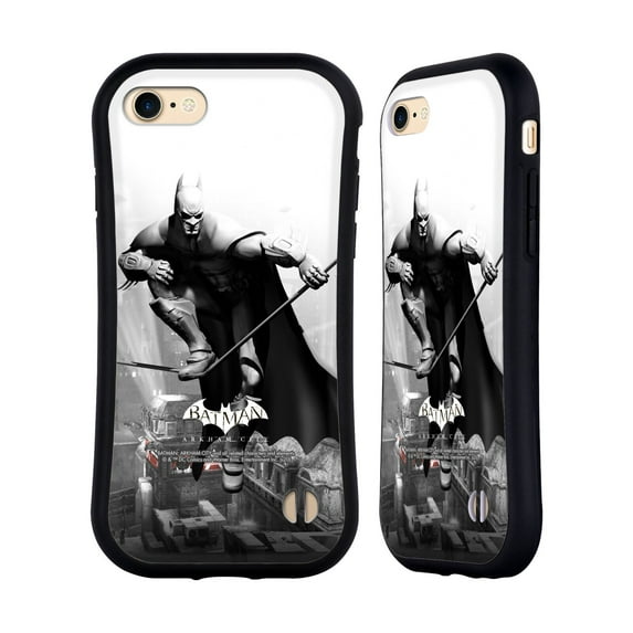 Head Case Designs Officially Licensed Batman Arkham City Key Art Comic Book Cover Hybrid Case Compatible with Apple iPhone 7 / 8 / SE 2020 & 2022