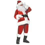 Costume de costume de Noël des hommes de Santa Claus rouge et blanc - Standard