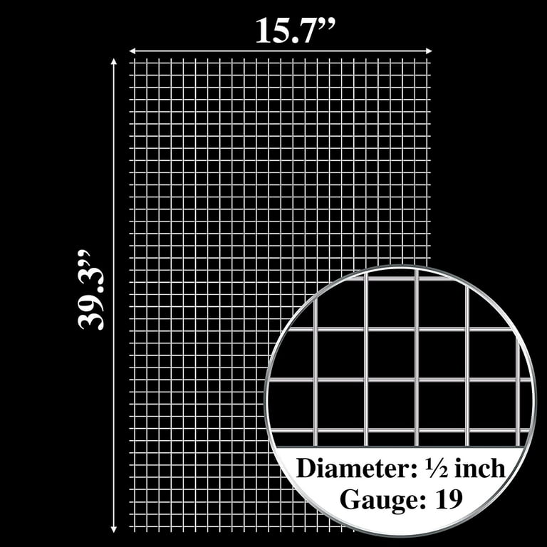 MAPORCH Maporch Durable 157 X10Ft White Plastic Chicken Wire Mesh