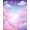 Pink Purple Multicolor, Pattern 10, variant on ODIKA 8'x10' Washable Area Rug Non-Shedding, Easy Care, Large Confetti Pink Dots Whimsical Borders Ombre Gradient Watercolor for King Size Bedroom Under Bed, Master Suite
