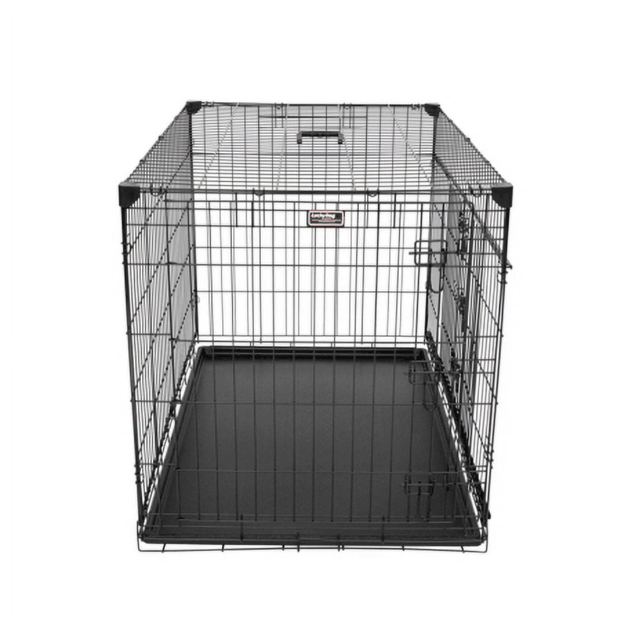 Lucky Dog Sliding Double Door Dog Crate, Large, 42"L