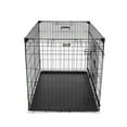 Lucky Dog Sliding Double Door Dog Crate, Large, 42"L