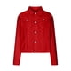thumbnail image 3 of Chaquetas y abrigos de mezclilla sin capucha de manga larga para mujer Chaqueta de mezclilla Cárdigan de manga larga Abrigo con bolsillo Tops Chaqueta de algodón lavado para mujer, 3 of 5
