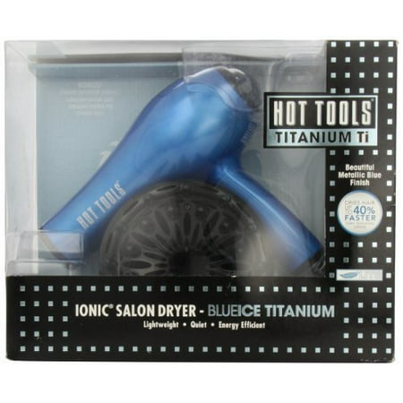 Hot Tools HTBL01 Blue Ice Titanium Ionic 1600 Watt Salon Dryer