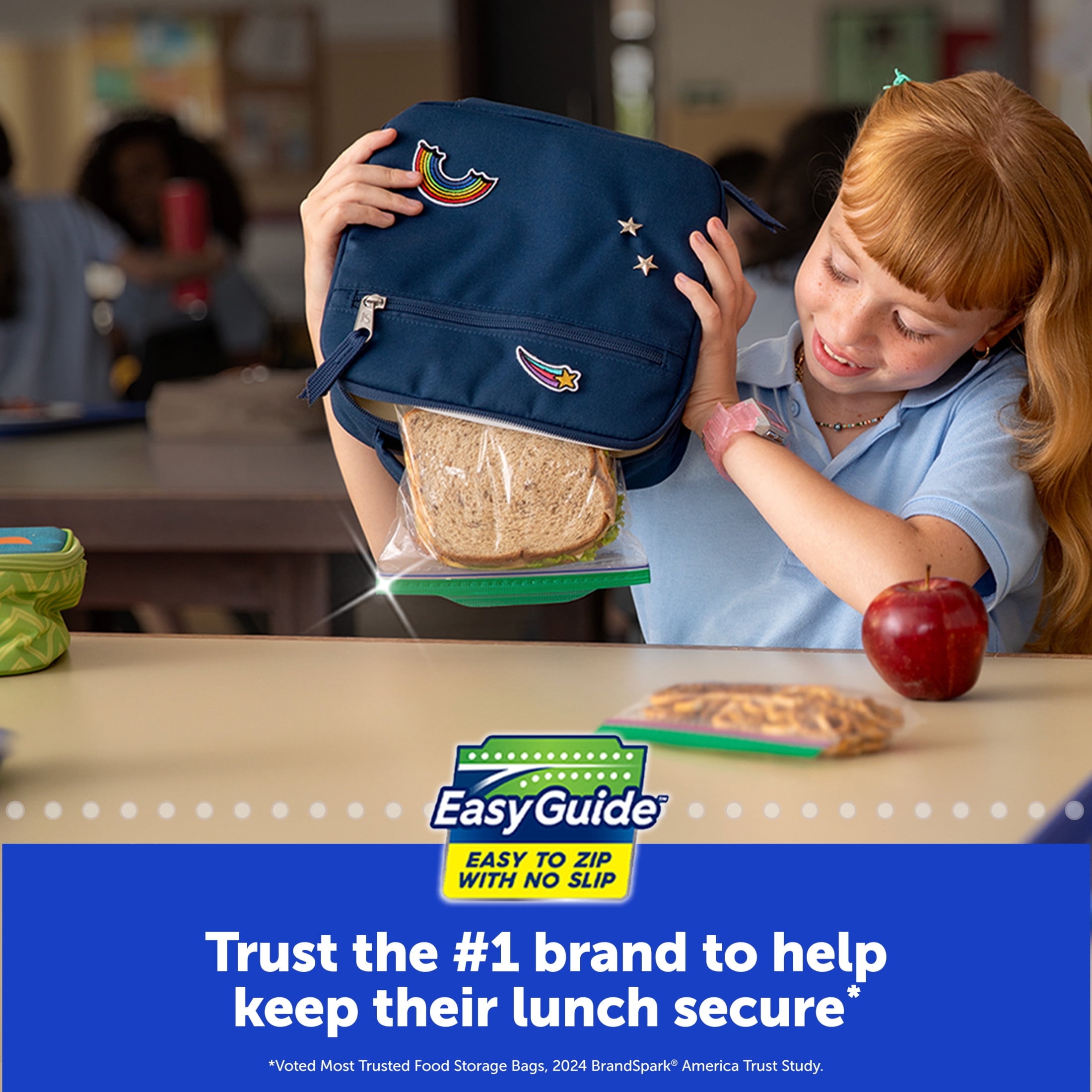Ziploc® Resealable Snack Bags, Small Food Storage with