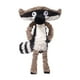 thumbnail image 2 of Peluche sentado de mapache, perfecto para adolescentes y jóvenes adultos, fabricado con PP suave y tela, 2 of 7