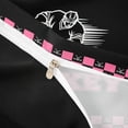 thumbnail image 4 of Castle Fairy Hockey Sport Bedding, Minimalism Checkered Duvet Cover Full, Black Pink White,Black Reversible,3pcs,1 Duvet Cover and 2 Pillowcases, 4 of 6