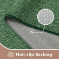 thumbnail image 3 of 6x9 Washable Area Rugs for Bedroom Living Room, Low Pile Thin Rug Solid Color, Non-Slip Carpet Indoor for Home Decor (Green), 3 of 17