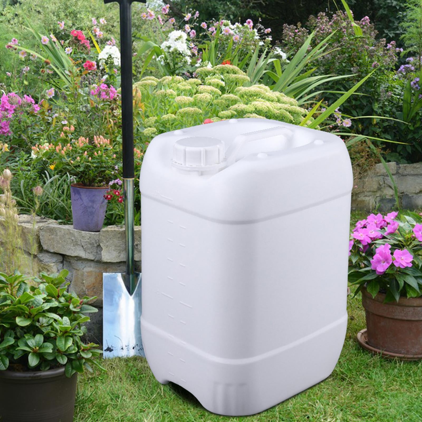 Wswqop Camping Water Tank Bucket Water Storage Jug with Handle Durable Convenient Water White