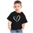 thumbnail image 4 of Wavsuf Kids T-Shirts Girls and Boys Solid Printed Casual Summer Black Shirts Size 4-5 Years, 4 of 4