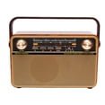 thumbnail image 1 of Radio FM estéreo inalámbrica Bluetooth de madera con tarjeta multifrecuencia portátil vintage, 1 of 2