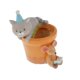 thumbnail image 5 of Mini redonda de resina marrón para decoración del hogar y jardín, tipo gato 5 Zulema Tiesto, 5 of 8