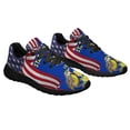thumbnail image 6 of Oregon Stte Meadowlark Bird and Oregon Grape Flower Shoes Sneakers Black Size 10, 6 of 7