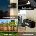 thumbnail image 6 of Clearance Under $5 Boovnll Solar Wall Lights Outdoor, IP65 Waterproof Dusk to Dawn Outdoor Wall Lights for Garden, Patio, Garage, Front Yard, Fence Decor, Solar Lights Outdoor, 6 of 8