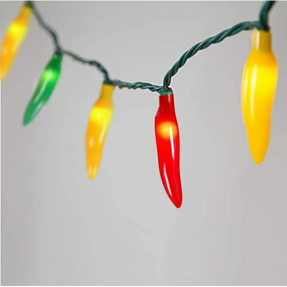 Guirnalda de Luces SUNSGNE Pimientos Picantes 4,1 m 35 Bombillas Incandescentes Multicolor