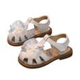thumbnail image 3 of JnBQdnc Girls Sandals,Summer Sandal Sale Girls Gladiator Sandals Cute Open Toe Breathable Summer Strappy Sandals for Girls with Zipper, 3 of 5