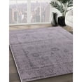 thumbnail image 3 of Ahgly Company Machine Washable Indoor Round Industrial Modern Dark Goldray Area Rugs, 3' Round, 3 of 7
