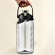 thumbnail image 5 of Botella de agua grande de 74 oz - garrafa deportiva de plástico de 2200 ml para gimnasio y senderismo, impermeable con cerradura, envase portátil para bebidas, verde/negro/blanco, 5 of 6