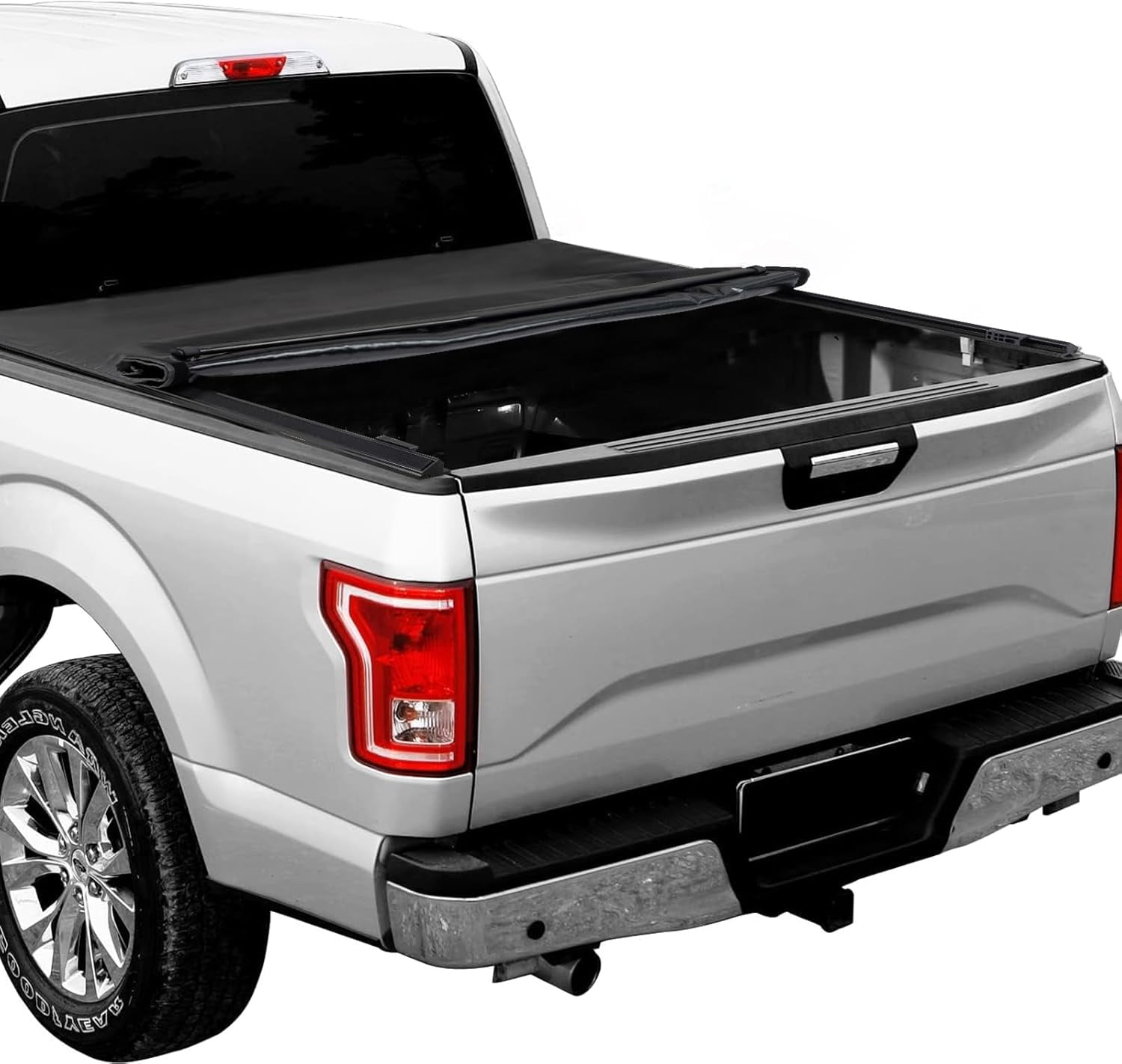 YHH Soft Roll-Up Tonneau Cover Compatible with 2007-2026 Silverado/Sierra 1500 5.8ft Bed