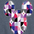 thumbnail image 3 of Mickey & Friends - Mickey Head Solid Geo - Women's Short Sleeve Graphic T-Shirt, 3 of 5