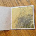 thumbnail image 4 of 100pcs 24k Gold Leaf Sheets For Art Crafts Design Gilding Framing Scrap For Diy Cake Decoration, 4 of 5