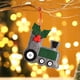 thumbnail image 3 of Colgante para árbol de Navidad con forma de coche, tela navideña, 2 uds. Rojo Verde Cocina, Decoración y Otros, 3 of 5