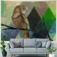 thumbnail image 4 of Orinice Bird Branch Triangles Tapestry Wall Hanging Unique Style Home Wall Decor Art for Living Room Bedroom Apartment Farmhouse Dorm 40x30inch, 4 of 6