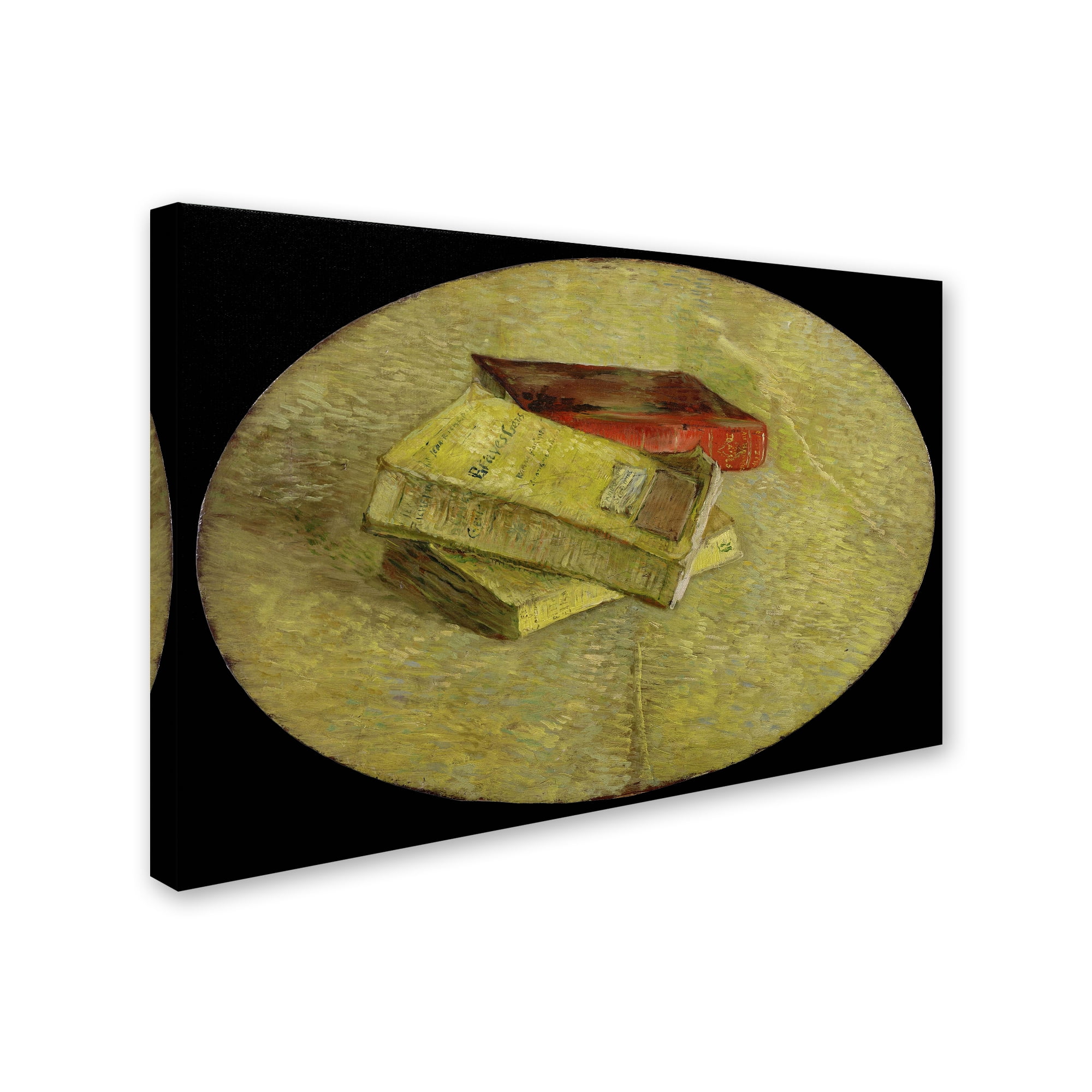 Van Gogh 'Three Books' Canvas Art