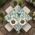 thumbnail image 6 of Boho Sage Green Floral Table Cloth Waterproof Tablecloths, Farmhouse Botanical Vintage Paisley Flower Tablecloth Dining Table Cover for Kitchen Party Tabletop Outdoor, Square Tablecloth 60x60 Inch, 6 of 8